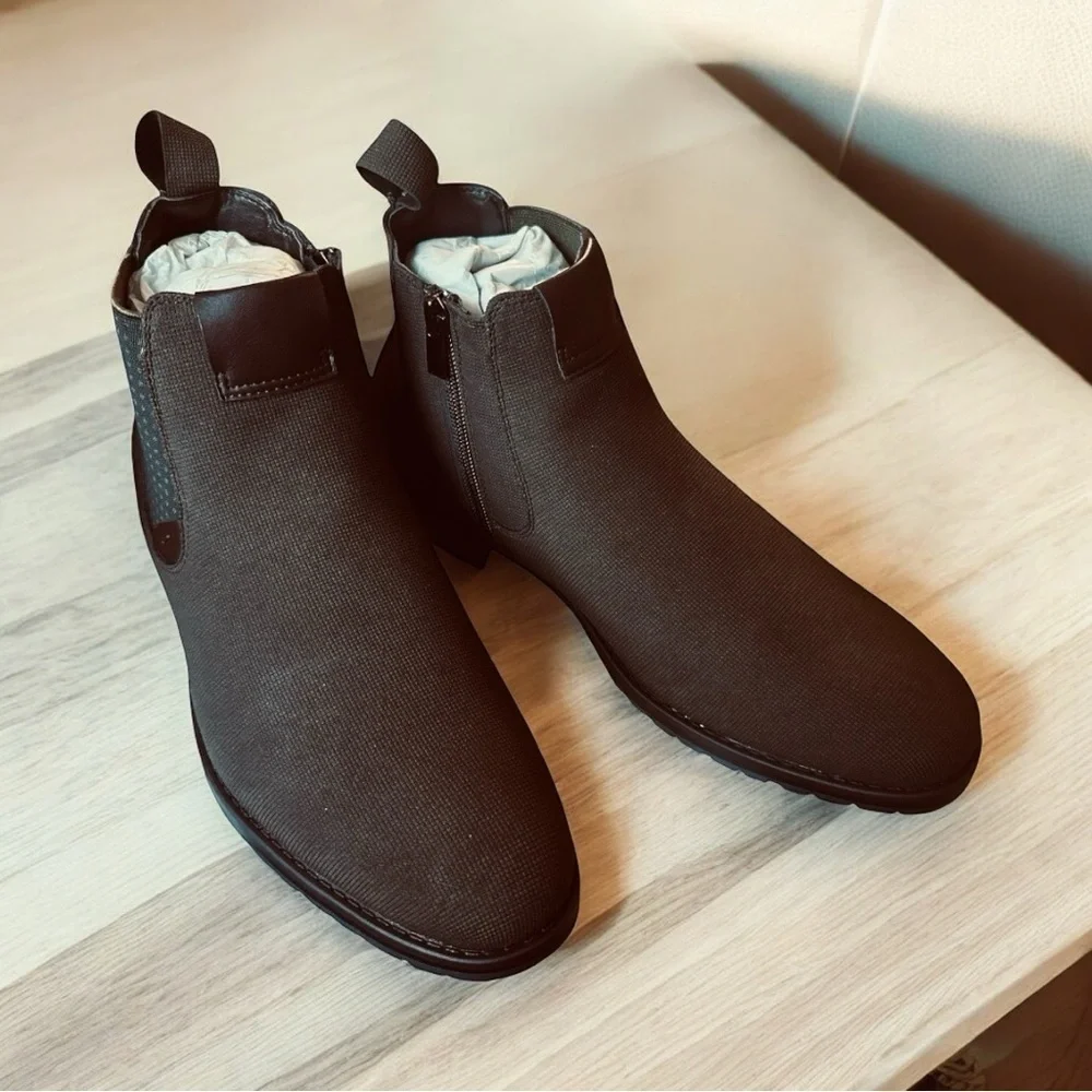 Stacy Adams Oakhurst Chelsea Boots - Brown - Size 8M